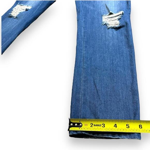 Signature8 Distressed Blue Jean Denim Coveralls Jumper Size S/M - Picture 13 of 16